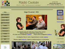 Tablet Screenshot of monika.radiocsoban.hu